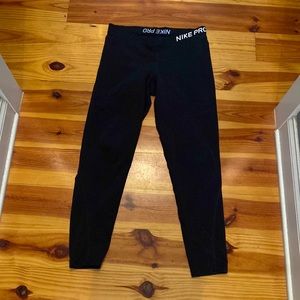 Nike pro black leggings size XL like new
